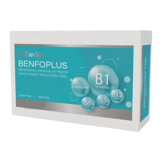 Dellavita Benfoplus 5 B Vitamini Kompleksi 60 Kapsül - 1