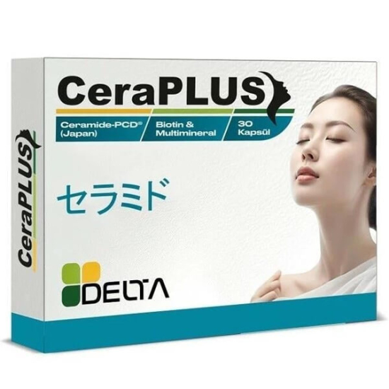  Delta Ceraplus Seramid Biotin Multimineral 30 Kapsül - 1