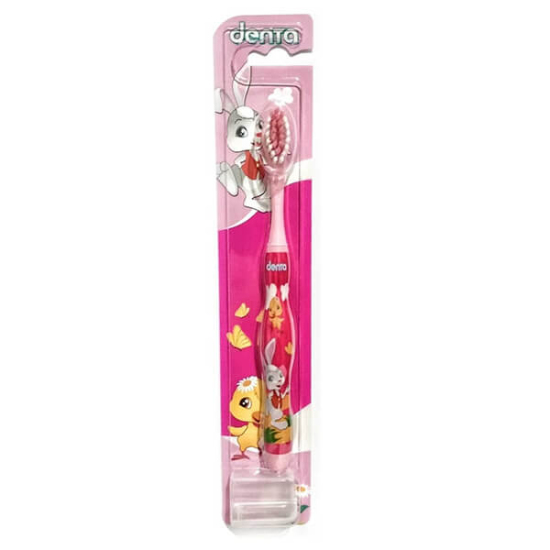  Denta Çocuk Diş Fırçası Kız Pembe - 1