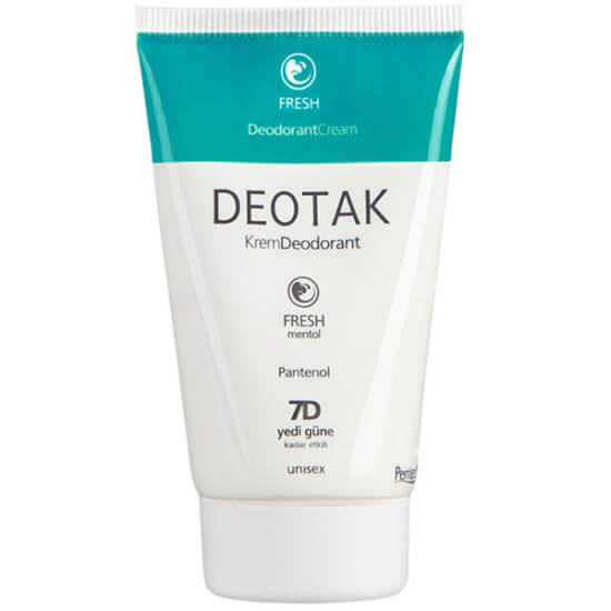 Deotak Krem Deodorant Fresh 35 ml krem deodorant, ferah koku, kompakt kavanoz ambalaj, günlük kullanım- 1