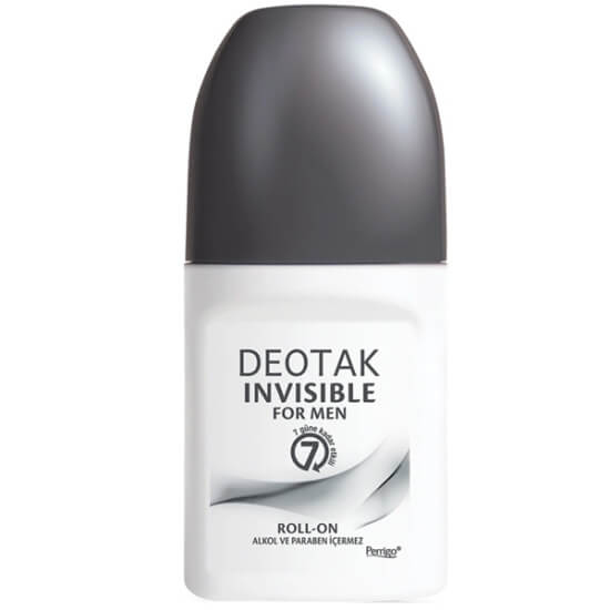 Deotak Roll On Invisible For Men 35 ml erkek deodorant roll-on görünmez koruma terleme ve koku karşıtı kompakt şişe- 1
