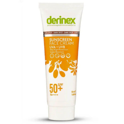 Derinex Güneş Koruyucu Krem Lekeli Ciltler İçin SPF50 50 ml - Derinex
