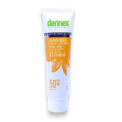 Derinex Güneş Koruyucu Yüz Kremi Hassas Ciltler İçin SPF 50 50 ml - Derinex