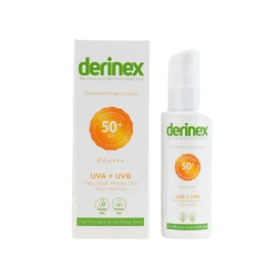Derinex Güneş Koruyucu Yüz Kremi Yağlı Ciltler İçin SPF 50 50 ml - Derinex