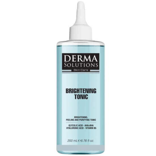 Derma Solutions Brightening Tonic 200 ml leke karşıtı tonik, derinlemesine temizlik, peeling etkili, nem destekli- 1