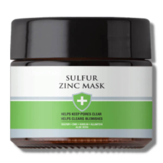 Derma Solutions Sulfurn Zinc Mask 100 ml sebum dengeleyici kükürt ve çinko içerikli maske, gözenek ve komedon karşıtı- 1