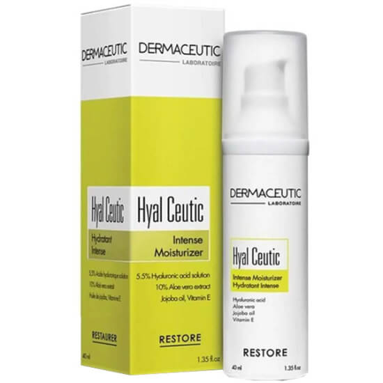 Dermaceutic Hyal Ceutic 40 ml yoğun nemlendirici krem, %5.5 hyaluronik asit, %10 aloe vera, E vitamini- 1