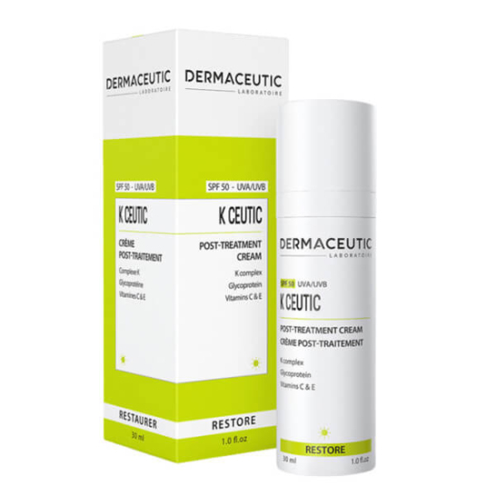 Dermaceutic K Ceutic 30 ml yüz güneş kremi SPF 50, UVA/UVB filtreli, K kompleks, Aloe vera, C ve E vitaminli- 1