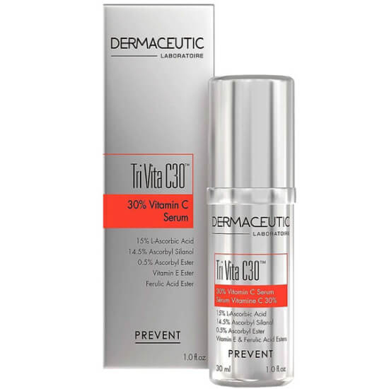 Dermaceutic Tri Vita C30 Serum 30 ml yoğun C vitamini içeren antioksidan yüz serumu cilt tonu eşitleyici aydınlatıcı- 1