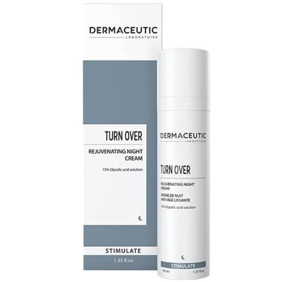 Dermaceutic Turn Over Cream 40 ml glikolik asitli kırışıklık karşıtı gece kremi yoğun nemlendirici bakım ürünü- 1