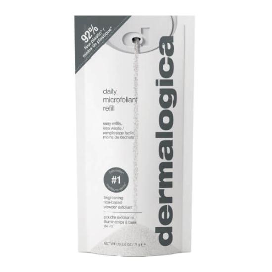 Dermalogica Daily Microfoliant Refil 74 gr hassas peeling tozu, salisilik asit ve papaya enzimi içerir, vegan- 1