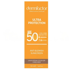 Dermfactor Ultra Protection Lekeye Eğilimli Cilt Tipleri İçin Güneş Kremi SPF50 120 ml - Dermfactor