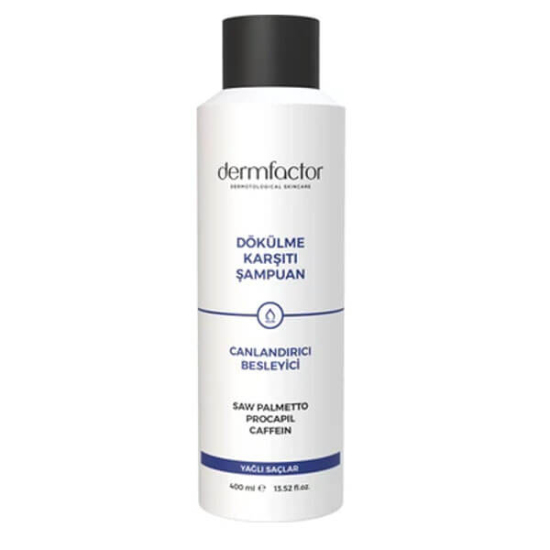  Dermfactor Yağlı Saçlar İçin Dökülme Karşıtı Şampuan 400 ml - 1