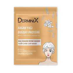 Derminix Saç Bakımı Bone Maske Argan Yağı Buğday Proteini 50 gr - Derminix