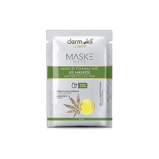  Dermokil Kenevir Tohumu Yağlı Yoğun Nemlendirme Arındırıcı Maske 15 ml - 1