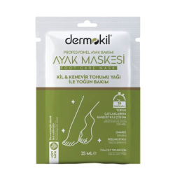 Dermokil Kil ve Kenevir Yağlı Peeling Etkili Ayak Maskesi 35 ml - Dermokil