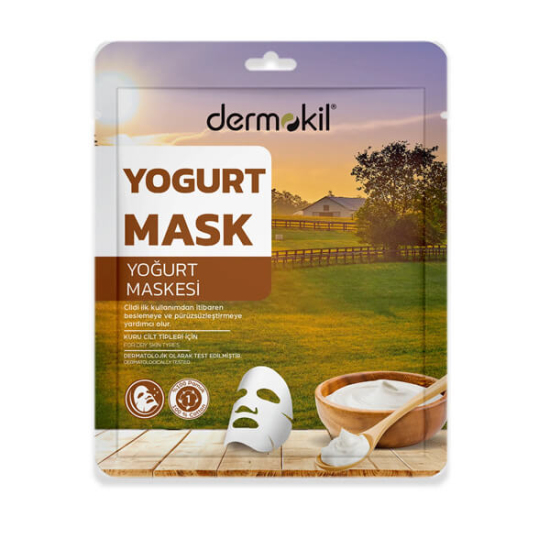  Dermokil Maske Yoğurt Kuru Cilt 20 gr - 1
