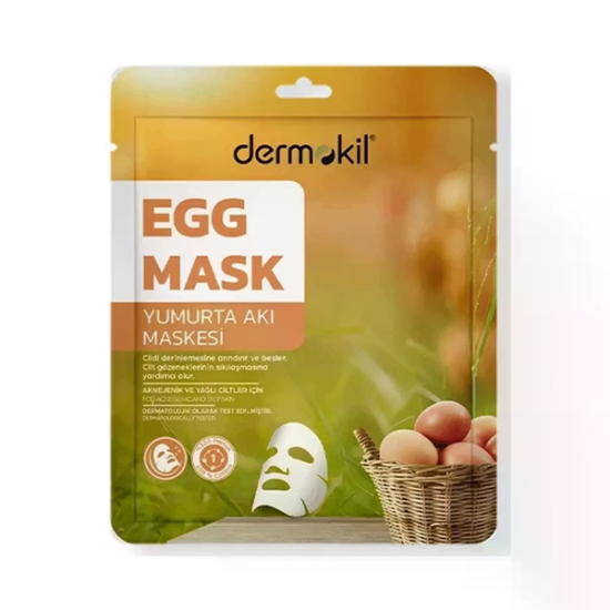  Dermokil Maske Yumurta Akı Akne Yağlı Cilt 20 gr - 1