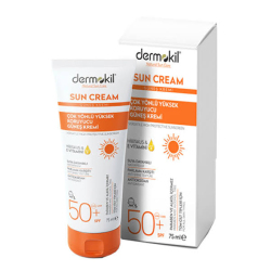 Dermokil Sun Cream Çok Yönlü Yüksek Koruyucu Güneş Kremi SPF50 75 ml - Dermokil