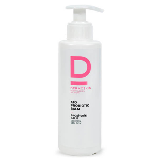 Dermoskin Ato Probiyotik Nemlendirici Balm 230 ml kuru hassas ciltler için shea yağı hyaluronic acid içeren yoğun nem balmı- 1