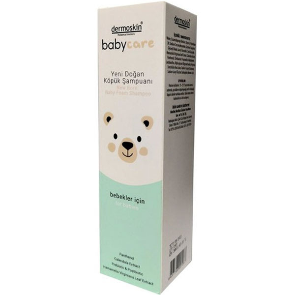 Dermoskin Babycare Yeni Doğan Köpük Şampuanı 200 ml