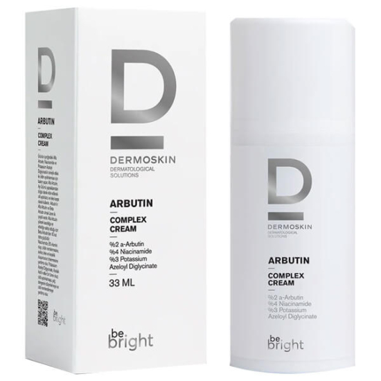Dermoskin Be Bright Arbutin Kompleks leke karşıtı bakım kremi 33 ml %2 alfa arbutin niacinamide potasyum azeloyl diglisinat- 1