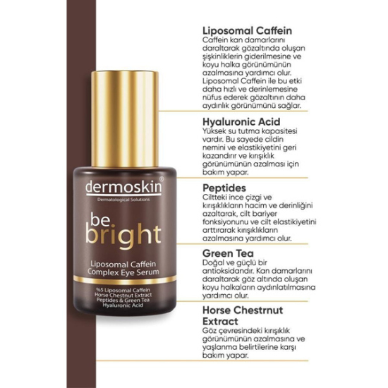 Dermoskin Be Bright Liposomal Caffein Complex Eye Serum 30 ML - 2
