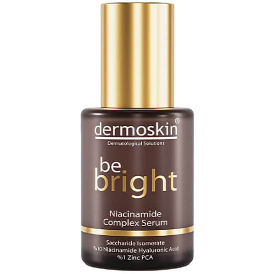 Dermoskin Be Bright Niacinamide Complex Serum 30 ml niacinamide içerikli leke ve kırışıklık karşıtı yüz serumu şişesi- 1
