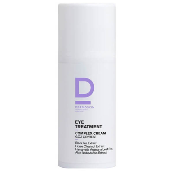 Dermoskin Eye Treatment Complex 15 ml göz kremi hyaluronik asit A C E vitaminli koyu halka ve kırışıklık bakım- 1
