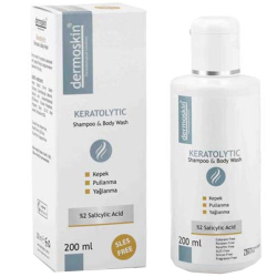 Dermoskin - Dermoskin Keratolytic Shampoo Body Wash 200 ML Vücut Şampuanı Dermoskin - Dermoskin Keratolytic Shampoo Body Wash 200 ML Vücut Şampuanı