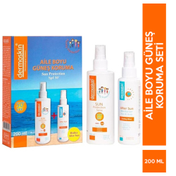 Dermoskin - Dermoskin Sun Protection SPF50 200 ML After Sun Hediyeli Dermoskin - Dermoskin Sun Protection SPF50 200 ML After Sun Hediyeli