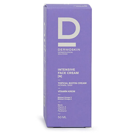 Dermoskin Topicalbiotin N 50 ml nemlendirici krem normal ciltler için panthenol biotin vitamin A ve E içeren bakım kremi- 1