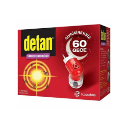 Detan 60 Gece Süper Elektrolikit Cihaz + Yedek - Detan
