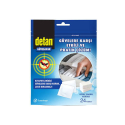 Detan Güvesavar Beyaz Sabun Kokulu 24 Tablet - Detan