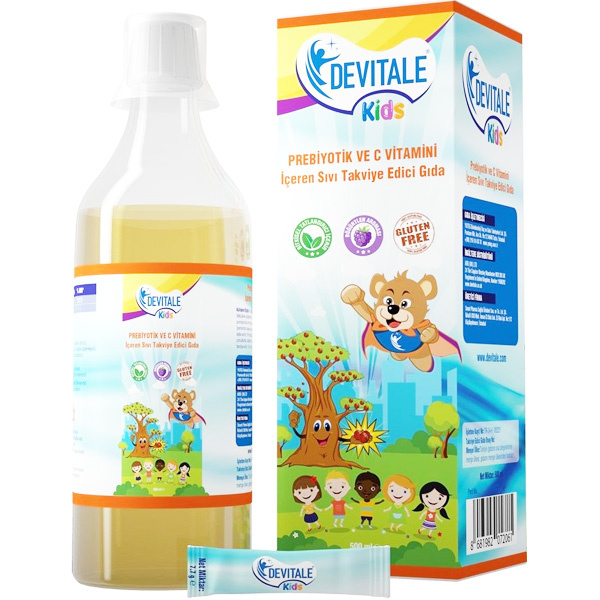 Devitale Kids Prebiyotik ve C Vitamini Içeren Sıvı Takviye Edici Gıda 500 ML