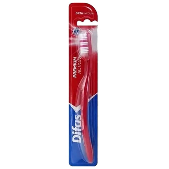  Difaş Premium Action 2x Diş Fırçası Orta Sert - 1
