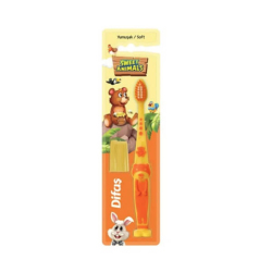 Difas Sweet Animals Diş Fırçası Yumuşak Turuncu