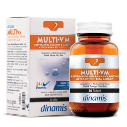 Dinamis Multi VM - Multivitamin ve Multimineral 30 Tablet - Dinamis