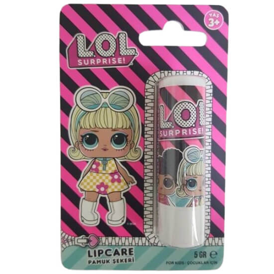 Disney LOL Suprise Lip dudak kremi 5 gr günlük dudak bakımı için nemlendirici balm, renkli ambalajlı ürün- 1