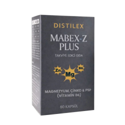 Distilex Mabex-Z Plus Magnezyum Kompleks Taurat Bisglisinat Malat Sitrat 60 Kapsül - Distilex