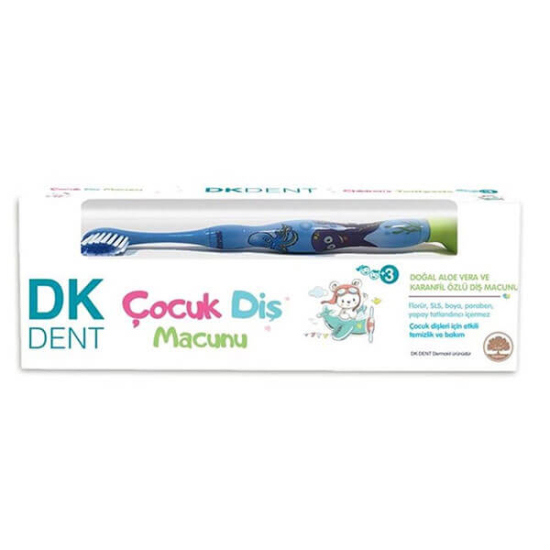  DK Dent Kids Diş Macunu 50 ml Diş Fırçası Hediyeli - 1