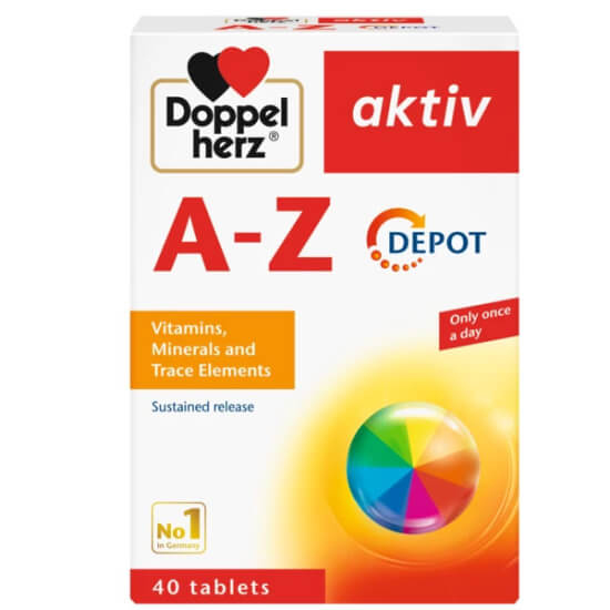  Doppelherz Aktiv A-Z Depot Multivitamin 40 Tablet - 1
