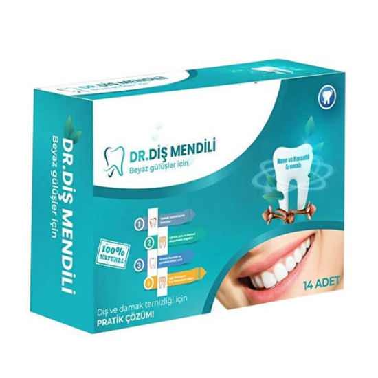  Dr Diş Temizleme Hijyen Mendili 14’lü Kutu - 1