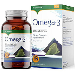 Dr Thomson Omega 3 1200 mg Balık Yağı 50 Kapsül - Dr Thompson