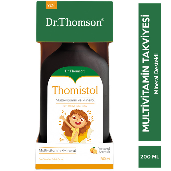 Dr Thomson Thomistol Multivitamin ve Mineral Şurup 200 ML