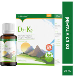 Dr Thomson - Dr Thomson Vitamin D3 K2 Damla 20 ML D3 K2 Vitamini Dr Thomson - Dr Thomson Vitamin D3 K2 Damla 20 ML D3 K2 Vitamini