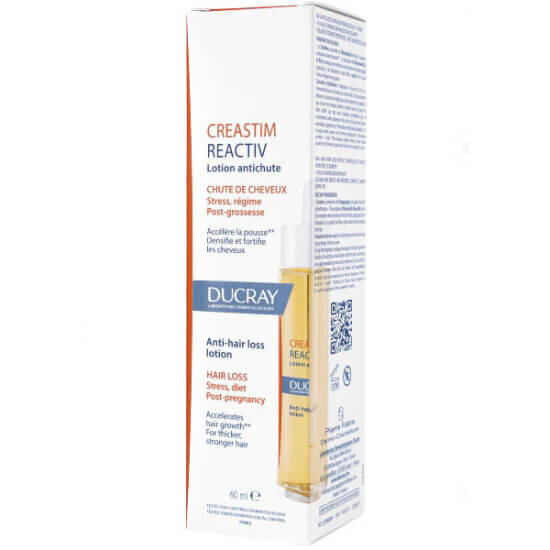 Ducray Creastim Reactiv saç bakım losyonu 60 ml dökülme karşıtı tetrapeptid kreatin B5 B6 B8 vitaminli- 1