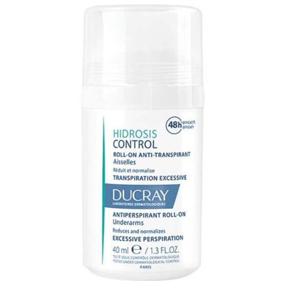 Ducray Hidrosis Antiperspirant Roll On 40 ml koltuk altı aşırı terleme karşıtı alkol ve parfüm içermez koku önleyici- 1