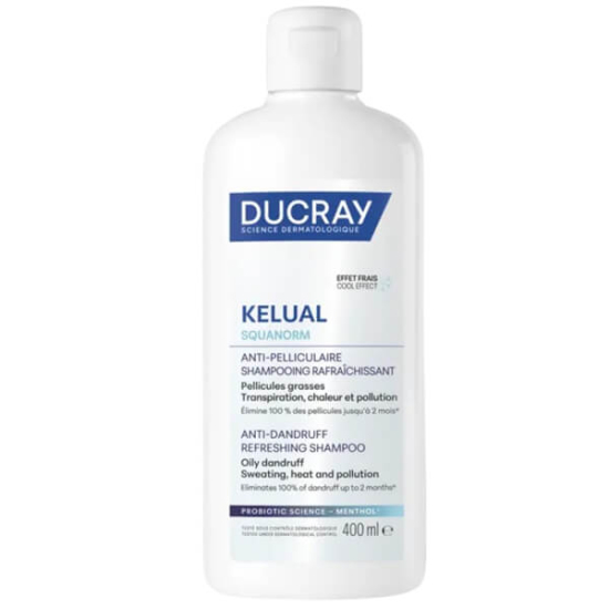  Ducray Kelual Squanorm Anti Dandruff Refreshing Shampoo 400 ml - 1
