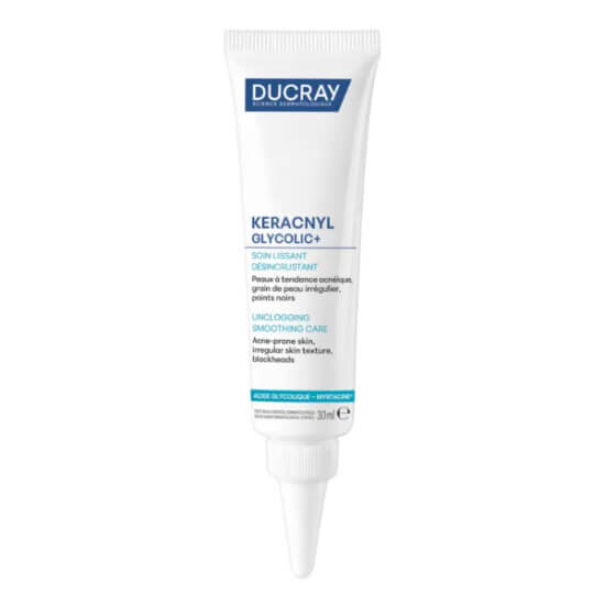 Ducray Keracnyl Glycolic+ Creme 30 ml glikolik asitli yüz kremi siyah nokta parlama karşıtı sebum dengeleyici- 1